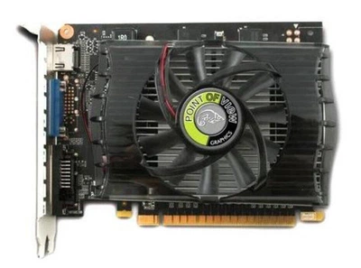 Дискретная видеокарта POV GeForce GTX 550 Ti, 2 GB GDDR3, 128-bit / 1x HDMI, 1x DVI, 1x VGA б/у
