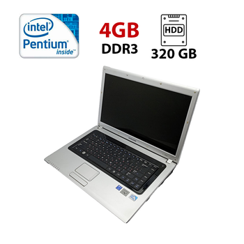 Ноутбук Samsung R518 / 15.6" (1366x768) TN / Intel Pentium T4300 (2 ядра по 2.1 GHz) / 4 GB DDR3 / 320 GB HDD / Intel HD Graphics б/у