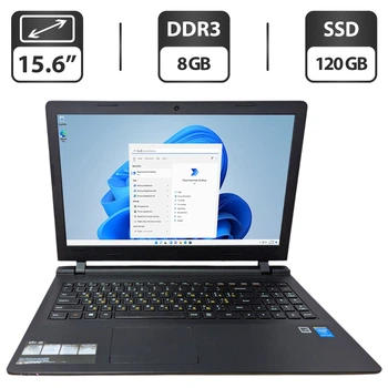 Ноутбук Lenovo B50-10 / 15.6" (1366x768) TN / Intel Pentium N3540 (4 ядра по 2.16 - 2.66 GHz) / 8 GB DDR3 / 120 GB SSD / Intel HD Graphics / WebCam / DVD-ROM б/у