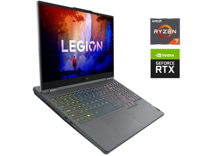 Ігровий ноутбук Lenovo Legion 5 15ARH7H / 15.6" (1920x1080) IPS / AMD Ryzen 7 6800H (8 (16 ядер по 3.2 - 4.7 GHz) / 16 GB DDR5 / 512 GB SSD / nVidia GeForce RTX 3070 Ti, 8 GB GDDR6, 256-bit / WebCam б/в