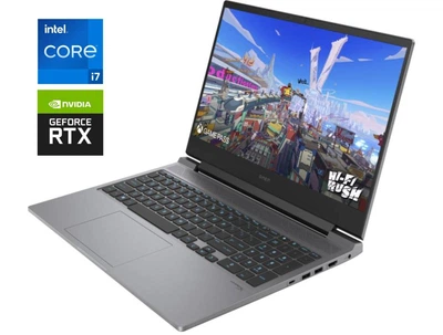 Ігровий ноутбук HP Omen 16-ae0001nr / 16.1" (1920x1080) IPS / Intel Core i7-14700HX (20 (28) ядер по 1.5 - 5.5 GHz) / 16 GB DDR5 / 512 GB SSD NVMe / nVidia GeForce RTX 4070, 8 GB GDDR6, 128-bit / WebCam б/в