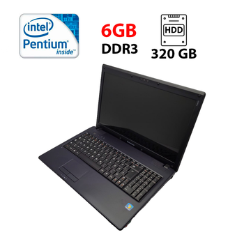 Ноутбук Lenovo G560 / 15.6" (1366x768) TN / Intel Pentium Dual Core T4300 (2 ядра по 2.3 GHz) / 6 GB DDR3 / 320 GB HDD / Intel HD Graphics / WebCam б/у
