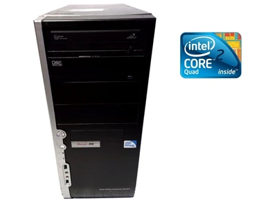 ПК Prime PC Tower / Intel Core 2 Quad Q6600 (4 ядра по 2.4 GHz) / 4 GB DDR3 / 320 GB HDD / Intel HD GMA X4500 / DVD-RW / 400W б/у