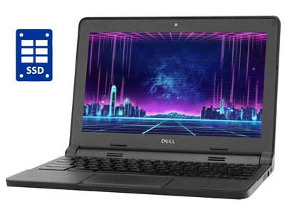 Нетбук Б-класс Dell Chromebook 3120 / 11.6" (1366x768) TN / Intel Celeron N2840 (2 ядра по 2.2 - 2.58 GHz) / 4 GB DDR3 / 16 GB SSD / Intel HD Graphics / WebCam б/у