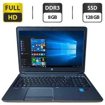 Ноутбук Б-класс HP ProBook 650 G1 / 15.6" (1920x1080) TN / Intel Core i5-4210M (2 (4) ядра по 2.6 - 3.2 GHz) / 8 GB DDR3 / 128 GB SSD / Intel HD Graphics 4600 / WebCam / DVD-ROM б/у