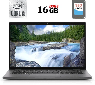 Ультрабук Б-класс Dell Latitude 7410 / 14" (1920x1080) IPS / Intel Core i5-10310U (4 (8) ядра по 1.7 - 4.4 GHz) / 16 GB DDR4 / 256 GB SSD / Intel UHD Graphics / WebCam / USB 3.2 / HDMI / Windows 10 б/у