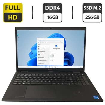 Ноутбук Б-класс Dell Latitude 3520 / 15.6" (1920x1080) IPS / Intel Core i5-1135G7 (4 (8) ядра по 2.4 - 4.2 GHz) / 16 GB DDR4 / 256 GB SSD M.2 / Intel Iris Xe Graphics / WebCam б/у