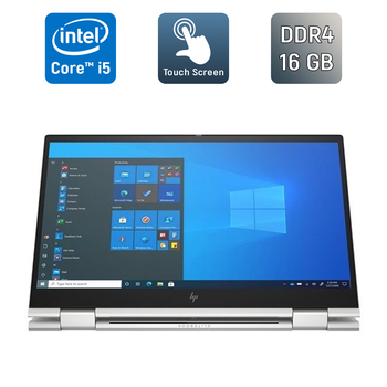 Ультрабук-трансформер HP EliteBook 830 G6 / 13.3" (1920x1080) IPS Touch / Intel Core i5-8365U (4 (8) ядра по 1.6 - 4.1 GHz) / 16 GB DDR4 / 256 GB SSD / Intel UHD Graphics / WebCam / TouchID б/у