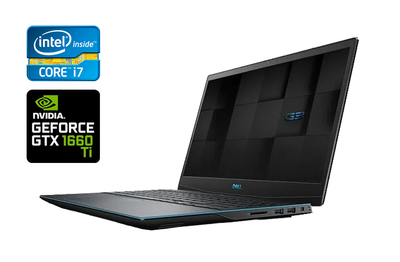 Ігровий ноутбук Dell G3 3590 / 15.6" (1920x1080) IPS / Intel Core i7-9750H (6 (12) ядер по 2.6 - 4.5 GHz) / 16 GB DDR4 / 512 GB SSD + 500 GB HDD / nVidia GeForce GTX 1660 Ti, 6 GB GDDR6, 192-bit / WebCam / Windows 10 б/в