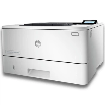 Принтер HP LaserJet Pro M402dne / Лазерная монохромная печать / 1200x1200 dpi / A4 / 38 стр/мин / USB 2.0, Ethernet / Дуплекс / Кабели в комплекте б/у