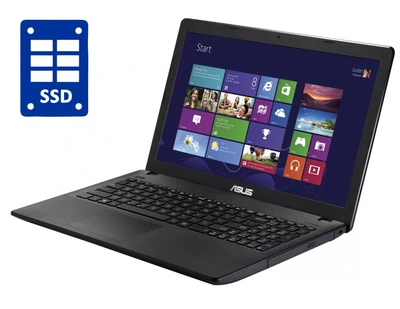 Ноутбук Б-класс Asus X551M / 15.6" (1366x768) TN / Intel Celeron N2830 (2 ядра по 2.16 - 2.41 GHz) / 4 GB DDR3 / 120 GB SSD / Intel HD Graphics / WebCam б/у
