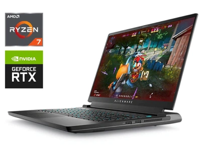 Ігровий ноутбук Dell Alienware M15 R7/ 15.6" IPS / AMD Ryzen 7 5800H (8 (16) ядер по 3.2-4.4 GHz) / 16GB DDR4 / 256GB SSD + 1000GB HDD / GeForce RTX 3060, 6GB GDDR6, 192bit / WebCam / Win 10 Pro б/в
