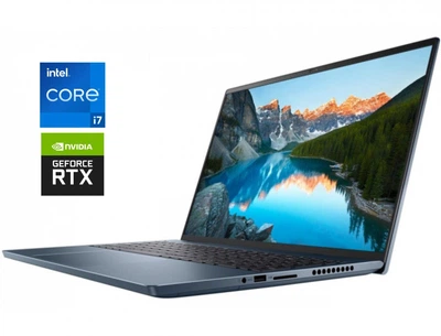 Ігровий ноутбук Dell Inspiron 16 Plus 7610 / 16" (3072x1920) IPS / Intel Core i7-11800H (8 (16) ядер по 2.3 - 4.6 GHz) / 32 GB DDR4 / 512 GB SSD / nVidia GeForce RTX 3060, 6 GB GDDR6, 192-bit / WebCam б/в
