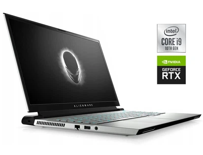 Ігровий ноутбук Б-клас Dell Alienware m17 R3 White / 17.3" (1920x1080) IPS / Intel Core i9-10980HK (8 (16) ядер по 2.4 - 5.3 GHz) / 32 GB DDR4 / 512 GB SSD / nVidia GeForce RTX 2070 Super, 8 GB GDDR6, 256-bit / WebCam б/в