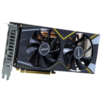 Дискретная видеокарта ASRock Challenger D Radeon RX 5600 XT OC, 6 GB GDDR6, 192-bit / 1x HDMI, 3x DisplayPort / (RX5600 CLD 6G) б/у