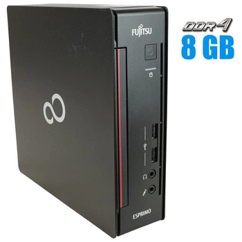 Неттоп Fujitsu Esprimo Q556 USFF / Intel Core i3-6100T (2 (4) ядра по 3.2 GHz) / 8 GB DDR4 / 240 GB SSD / Intel HD Graphics 530 б/у
