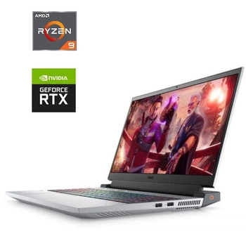 Игровой ноутбук Dell G15 5515 / 15.6" (1920x1080) IPS / AMD Ryzen 9 5900HX (8 (16) ядер по 3.3 - 4.6 GHz) / 16 GB DDR4 / 512 GB SSD M.2 / nVidia GeForce RTX 3060, 6 GB GDDR6, 192-bit / WebCam / АКБ NEW б/у