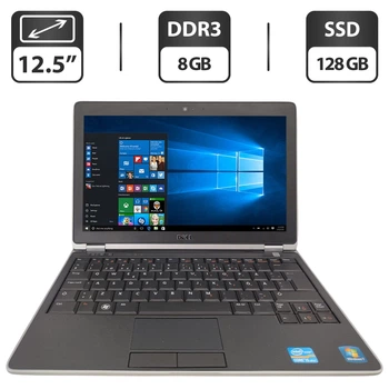 Нетбук Dell Latitude E6220 / 12.5" (1366x768) TN / Intel Core i5-2520M (2 (4) ядра по 2.5 - 3.2 GHz) / 8 GB DDR3 / 128 GB SSD / Intel HD Graphics 3000 / WebCam б/у