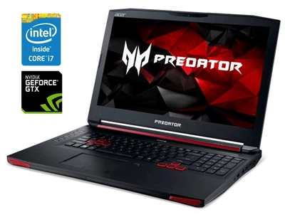 Игровой ноутбук Б-класс Acer Predator G9-791 / 17.3" (1920x1080) IPS / Intel Core i7-6700HQ (4 (8) ядра по 2.6 - 3.5 GHz) / 16 GB DDR4 / 512 GB SSD / nVidia GeForce GTX 970M, 3 GB GDDR5, 192-bit / WebCam б/у