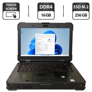 Защищенный ноутбук Dell Latitude 5424 Rugged / 14" (1920x1080) IPS Touch / Intel Core i5-8350U (4 (8) ядра по 1.7 - 3.6 GHz) / 16 GB DDR4 / 256 GB SSD M.2 / Intel UHD Graphics 620 / WebCam / Fingerprint б/у