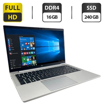 Ультрабук HP EliteBook 845 G7 / 14" (1920x1080) IPS / AMD Ryzen 5 Pro 4450U (4 (8) ядра по 2.5 - 3.7 GHz) / 16 GB DDR4 / 240 GB SSD / AMD Radeon Graphics / WebCam б/у