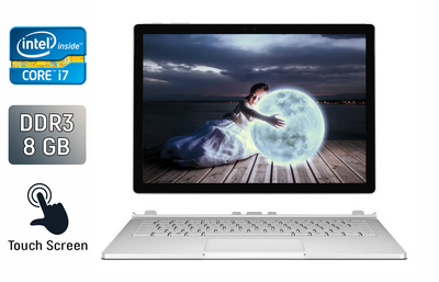 Ноутбук-трансформер Б-класс Microsoft Surface Book 2 / 13.5" (3000x2000) IPS Touch / Intel Core i7-8650U (4 (8) ядра по 1.9 - 4.2 GHz) / 8 GB DDR3 / 256 GB SSD / Intel UHD Graphics 620 / WebCam / USB Type-C б/у