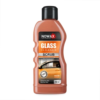 Абразивный очиститель Nowax Glass Cleaner Scrub для стеклянных поверхностей от водного камня 250мл