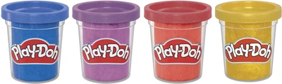 Набір маси для ліплення Hasbro Play-Doh з ефектами 4 баночки (G1727_G1737)