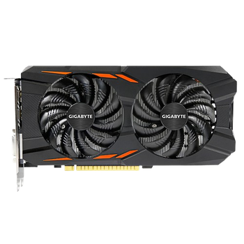 Відеокарта GeForce GTX 1050 Ti 4GB Gigabyte WindForce OC (GV-N105TWF2OC-4GD) Б/В