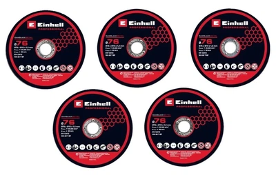 Диск відрізний Einhell TP-CO 18/76-C Li BL 76х10мм по металу 5шт (00134122)