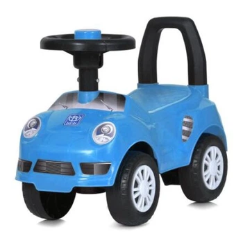 Дитячий толокар-каталка Bambi Super Car Speed з багажником, блакитний