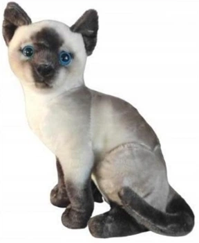 Maskotka Dubi Pluszowy siedzący syjamski kotek 30 cm (5905965332454)