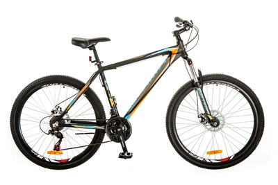 Велосипед Optimabikes 27.5 GRAVITY DD 2017 Черно-оранжевый