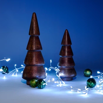 Светодиодная гирлянда Christmas Decoration 100 LED 1.5 м (8 функций) от батареек Холодный белый (AX8720770)