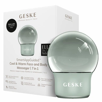 Массажер для лица и тела GESKE Cool&Warm Face and Body Massager 7в1 зеленый