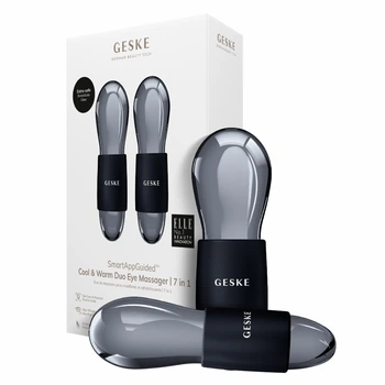Двойной массажер для глаз GESKE Cool&Warm Duo Eye Massager 7в1 черный