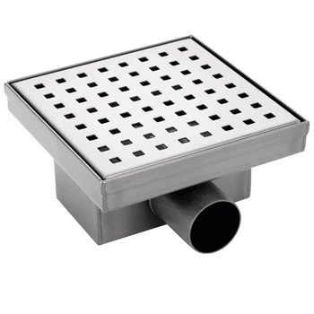 Трап для душа KOER FD02 150x150мм с сухим затвором серый AC0683