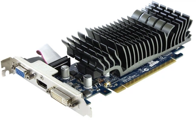 Б/У Видеокарта Asus GeForce EN 210 Silent 512Mb 64bit GDDR3