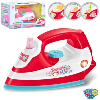 Утюг 19см LIMO TOY, музыка, брызгает водой, на батар. 7933
