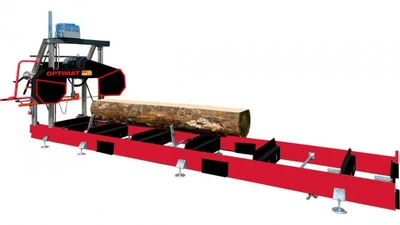 Бензинова стрічкова пилорама OPTIMAT Timberland TMG 910 зі стартером