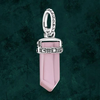 Срібна намистина шарм "Рожевий амулет" Pandora (Пандора) 399185C02