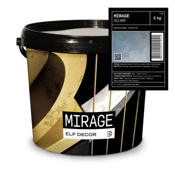 Декоративне покриття Elf Decor Mirage Silver Matt 5кг