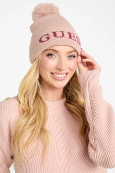 Шапка Guess one size Розовый (129008)