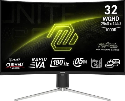Монитор 31.5" MSI 32" MAG 325CQRF QD E2 Curved QHD VA 180Hz (MAG 325CQRF QD E2)