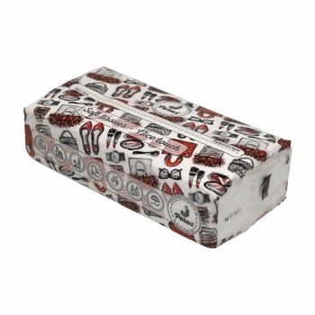 Салфетки бумажные белые Parus Soft tissues & Nice touch 20×20 см 2 слоя 150 шт