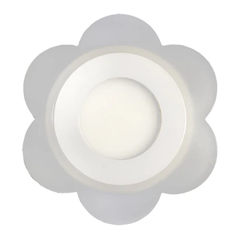 LED панель Lemanso "Молочная ромашка" 3W + 3W с жёлтой подсветкой 350Lm 4500K (LM908)