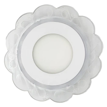 LED панель Lemanso "Ромашка" 3W + 3W с зелёной подсветкой 320Lm 4500K (LM909)