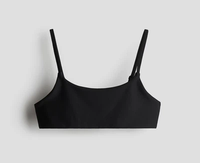 Купальный топ H&M 1259617 черный 134-140см