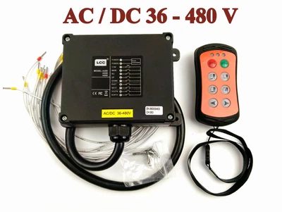 Пульт управления краном погрузчиком 6 кнопок AC/DC 36-480V система дистанционного управления 220 вольт