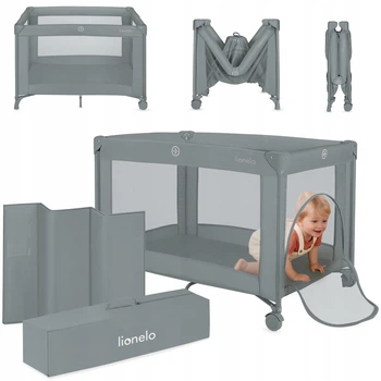 Манеж Lionelo AMELIE GREY CONCRETE